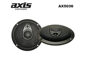 AXIS Car Audio 5inch 125mm 3-Way Slimline Speakers 150Watt Black