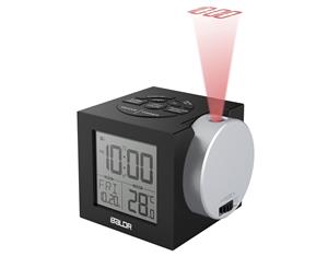 BALDR Digital Projection Alarm Clock Dimmable Time Projector