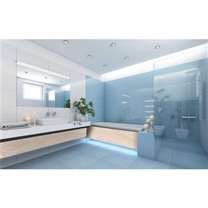 Bellessi 445 x 1200 x 4mm Motiv Polymer Bathroom Panel - Sandstone