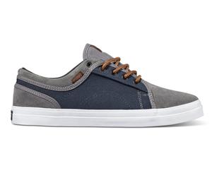 DVS Shoes Ho16 Aversa - Grey Suede Blue Canvas