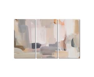 Desert Neutrals canvas art print - set of 3 - Stretched only - No Frame