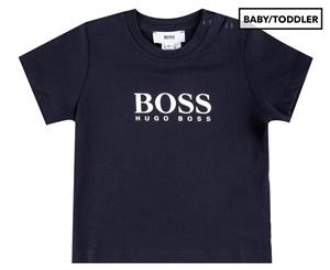 Hugo Boss Baby Print Tee / T-Shirt / Tshirt - Navy