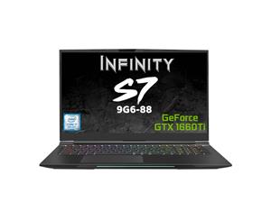 Infinity S7 17.3" Laptop i7-9750H 16G RAM 512G SSD GTX1660Ti Narrow Bezel Notebook - Infinity S7-9G6-88