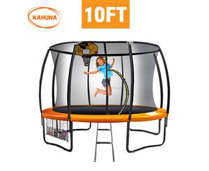 Kahuna Trampoline 10ft with Basket ball set