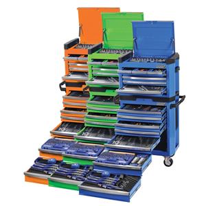 Kincrome 472 Piece 15 Draw Tool Chest and Trolley Combo