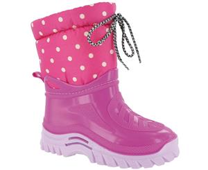 Mirak Flurry Childrens Warmlined Boot / Girls Boots (Pink) - FS162