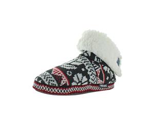 Muk Luks Womens Melinda Slippers Knit Lined Bootie Slippers