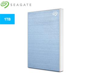 Seagate 1TB Backup Plus Slim Portable Hard Drive - Blue