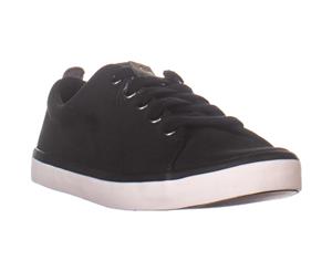 Sperry Top-Sider Sailor Lace Up Flat Sneakers Black Leather