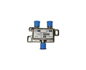 2512 CHANNEL PLUS 2 Way Splitter / Combiner With DC & IR Pass Through Ideal For IR Over Coax Installations 2 WAY SPLITTER / COMBINER WITH