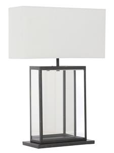 Arington 1 Light Tall Table Lamp in Black/White