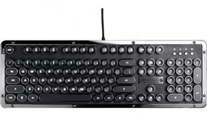 Azio Retro Wired Keyboard - Onyx