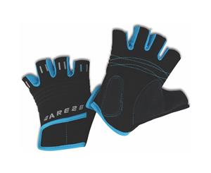 Dare 2B Childrens/Kids Cycle Lightweight Mitts With Reflective Detail (Black/Fluro Blue) - RG1681