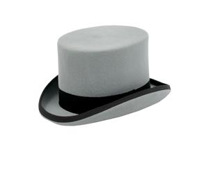 Dobell Boys Grey Top Hat 100% Wool Classic Formal Wedding