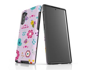 For Samsung Galaxy Note 10 Case Shielding Back Cover Cute Flower Garden