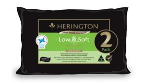 Herington Low and Soft Twin Pack Pillows