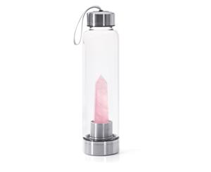 Is Gift Crystal Energy Water Bottle Rose Quartz 550ml