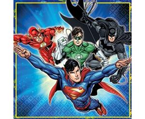 Justice League 2 Ply Luncheon Napkins Pack of 16