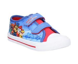 Leomil Boys Paw Patrol Low Lightweight Casual Plimsoll Shoes - Red/Blue