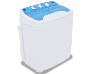 Mini Washing Machine Twin Tub 5.6kg Cloth Washer Laundry Appliance