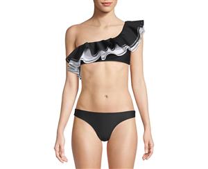 Mouille Swimwear 2Pc Natalie Asymmetric Tiered Bikini
