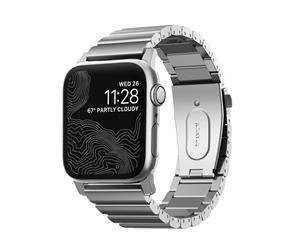 Nomad Titanium Band Premium Strap For Apple Watch 44mm / 42mm - Silver