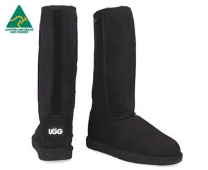 Opal UGG Australian Made Tidal Sheepskin Long Boots - Black