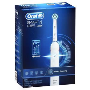 Oral B Smart 4 4000 White Power Electric Toothbrush