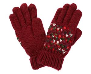 Regatta Womens Frosty Glove III Winter Walking Gloves - Delhi Red