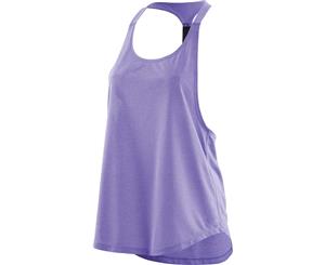 Skins Womens/Ladies Activewear Remote Fitness T Bar Tank T Shirt Top - Violet/Marle