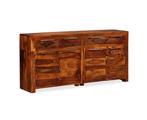 Solid Sheesham Wood Sideboard 160x35x75cm Storage Cabinet Cupboard