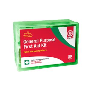 St John Ambulance 80 Piece General Purpose First Aid Kit