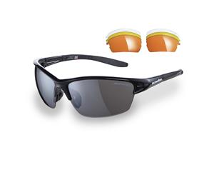 Sunwise Montreal Black Sunglasses with 4 Interchangeable Lenses