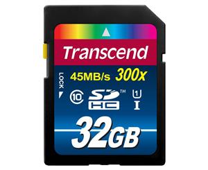 Transcend 32GB UHS-I Flash Memory Card