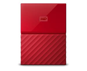 WD My Passport Portable 2TB Hard Drive HDD - Au Stock - Red