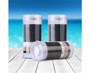 Water Cooler Dispenser Tap Water Filter Purifier 6-Stage Filtration Carbon Mineral Cartridge / Devanti Compatible / Pack of 3