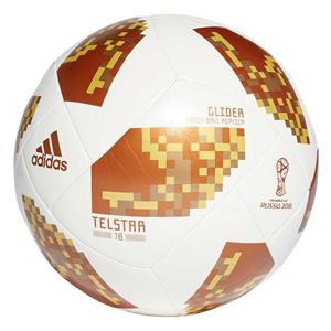 adidas Telstar 2018 Top Glider Soccer Ball White / Gold 3