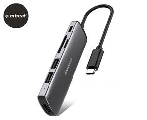 mbeat Elite X6 6-In-1 Multifunction USB-C Hub