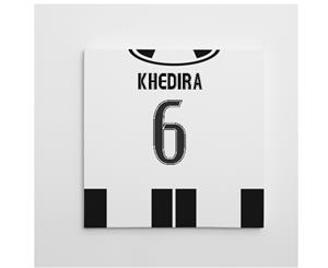 2016-2017 Juventus Canvas Print (Khedira 6)