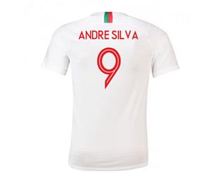 2018-2019 Portugal Away Nike Football Shirt (Andre Silva 9)