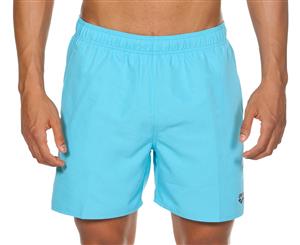 Arena Men's Fundamentals Boxer Swim Shorts - Pix Blue/White