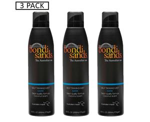 Bondi Sands Self Tanning Mist Dark 250ml Sunless Spray Tanning Darker - 3 Pack