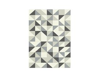Canvas Grey Triangle Rug