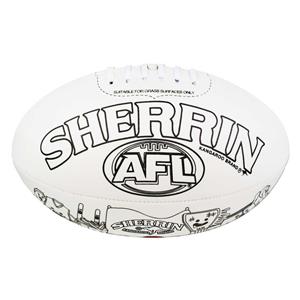 Colour Me Sherrin Soft Touch AFL Ball