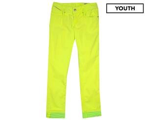 Diesel Boys' Denim Pants - Yellow