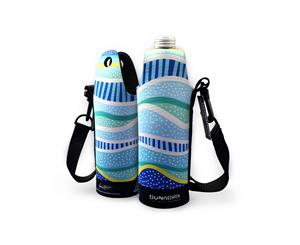 Drink Bottle Coolers (600ml) - Gudhu Galba (Rainbow Reef) Design - Jedess Hudson
