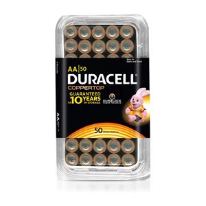Duracell Coppertop AA Batteries - 50 Pack