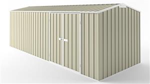 EasyShed D6023 Tall Truss Roof Garden Shed - Smooth Cream