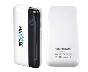 Elinz 16000 mAh Power bank Battery Charger Mobile Portable USB iPhone iPad Fast Charge White