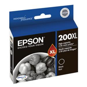 Epson - 200XL - High Capacity DuraBrite Ultra - Black Ink Cartridge